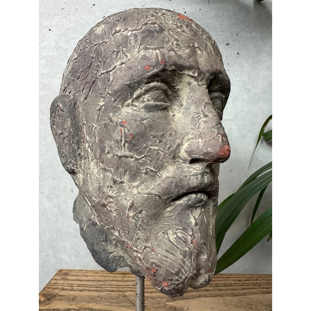 Terracotta Sculpture Head For Sale - Image 11 of 11