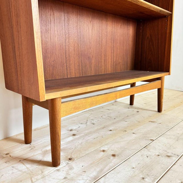 Mid-Century Modern Danish Teak Bookcase by Johannes Sorth, 1960s For Sale - Image 4 of 6