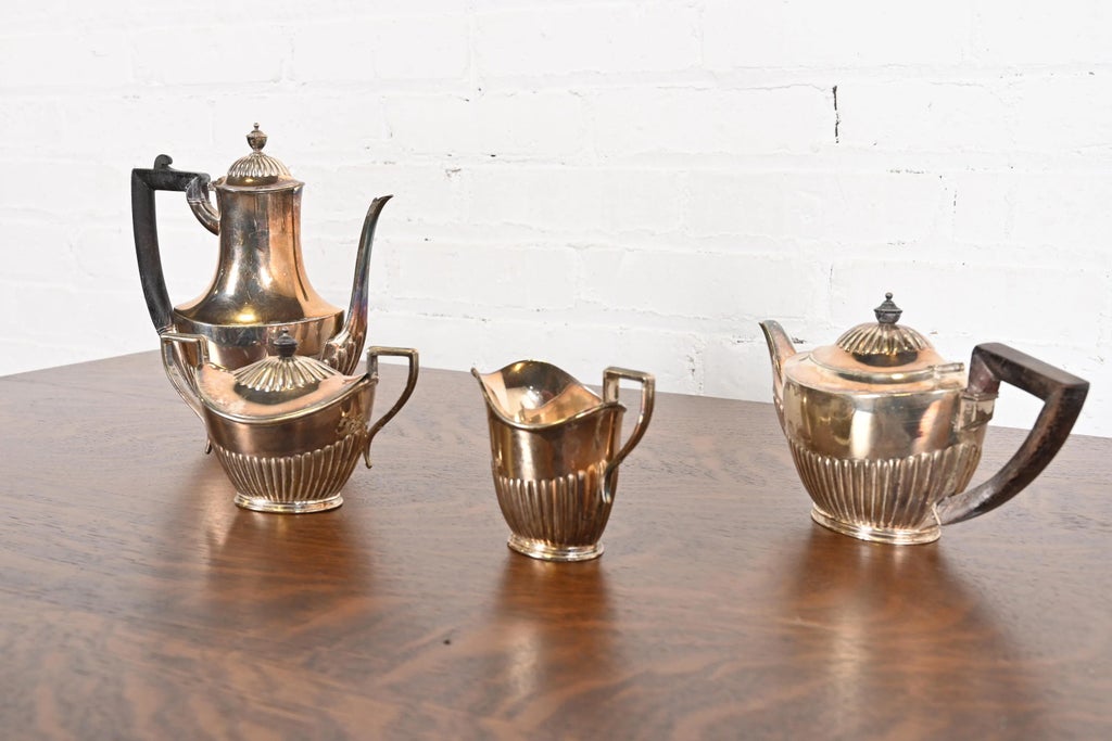 Tiffany & Co. Antique Art Deco Silver Plate Coffee or Tea Service