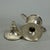 Metal 800 Silver Cup with Lid Engraved Floral Figure, 1970s For Sale - Image 7 of 11