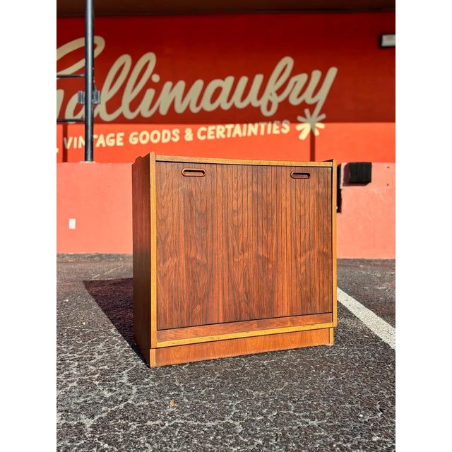 Mid Century Lane Martinique Record Cabinet Bookcase For Sale - Image 11 of 18