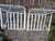 White Vintage Wrought Iron Patio Lounge Chairs, a Pair For Sale - Image 8 of 10