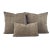 2020s F. Schumacher Cosmati Chenille in Smoke Pillow Cover - 12" X 20" Light Gray and Dark Gray Geometric Pattern Cushion Case For Sale - Image 5 of 5