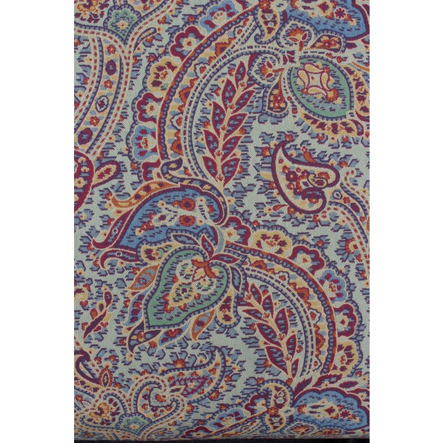 Hickory Chair Furniture Company Hickory Chair Ottoman With Bouillon Trim For Sale - Image 4 of 15