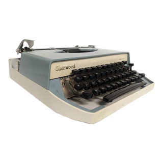 Mid-Century Sherwood Italian Portable Typewriter - By Imc For Sale