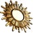 Vintage French Giltwood Sunburst Wall Mirror, 1950s For Sale - Image 6 of 11