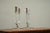 Silver Vintage French Art Deco Candleholders in Crystal, 1930s, Set of 2 For Sale - Image 8 of 12