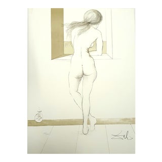Salvador Dali, Nude At the Window, 1970, Lithograph For Sale