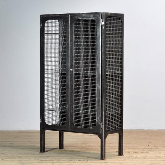 Vintage Medical Cabinet in Iron, 1970s For Sale - Image 11 of 11