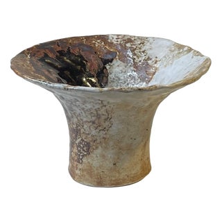 Brutalist Danish Ceramic Vase from Conny Walther, 1970s For Sale