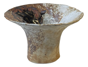Brutalist Danish Ceramic Vase from Conny Walther, 1970s