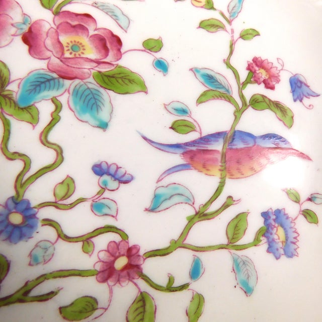 White 1960s John Aynsley and Sons Soup Bowls in Pattern 5683 - Set of Five For Sale - Image 8 of 10