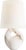 Modern AERIN by Visual Comfort Signature Adria 16" Cordless Table Lamp in Alabaster with Linen Shade For Sale - Image 3 of 3