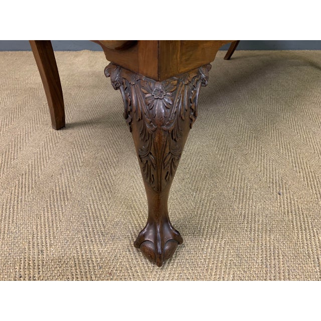 Chippendale Style Carved Mahogany Settee, 1900 For Sale - Image 12 of 18