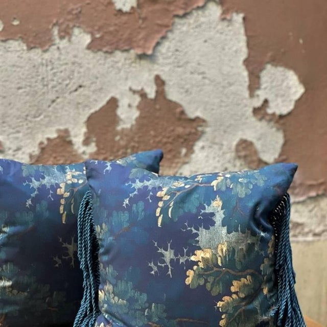 Contemporary Faye Cushion by Sohil Design For Sale - Image 3 of 6