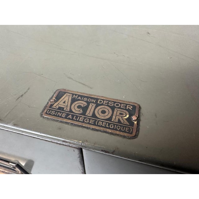 Vintage Industrial Chests of Drawers, Set of 2 For Sale - Image 9 of 12