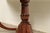 Baker Furniture Style Georgian Mahogany Double Pedestal Extension Dining Table, Newly Refinished For Sale - Image 11 of 14