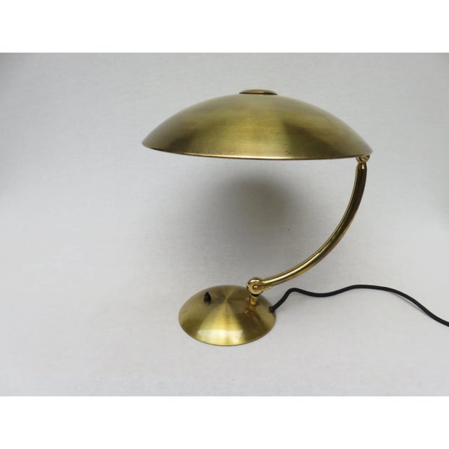 Brass Desk Lamp from Hillebrand, 1930s For Sale - Image 3 of 14