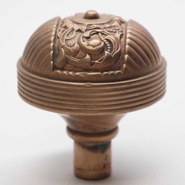 Renaissance Antique Reading Bronze Italian Renaissance Entry Door Knob For Sale - Image 3 of 4