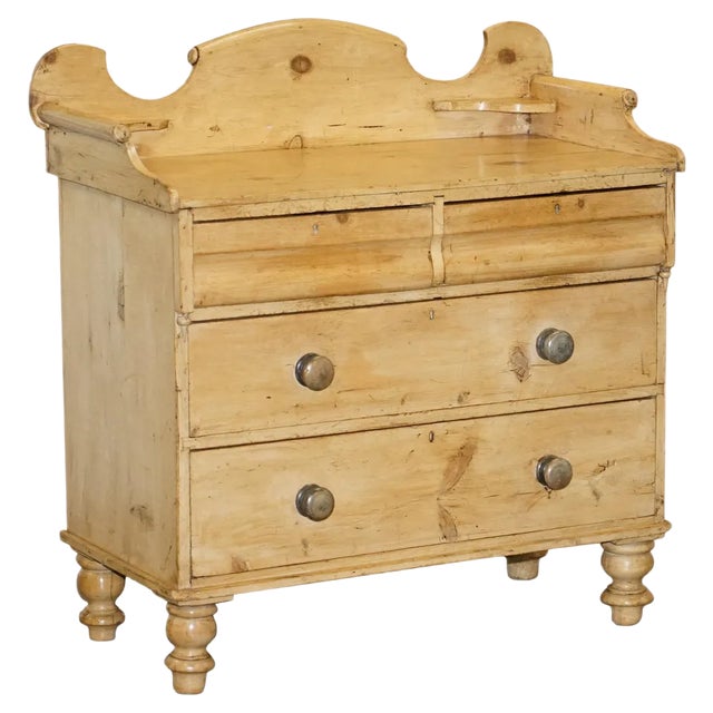 Victorian Pine Chest of Drawers For Sale