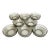 1960s Digsmed Denmark Mid-Century Modern Kjell Blomberg "Vineta" Gullaskruf Bowls - Smoke Gray - Set of 8 For Sale