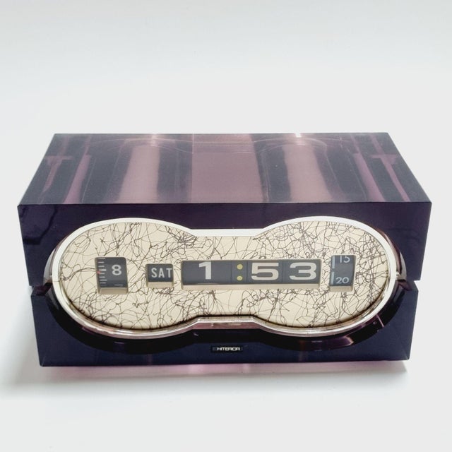 Space Age Japanese DS-100 Table Clock from Hiterior, 1970s For Sale - Image 11 of 16