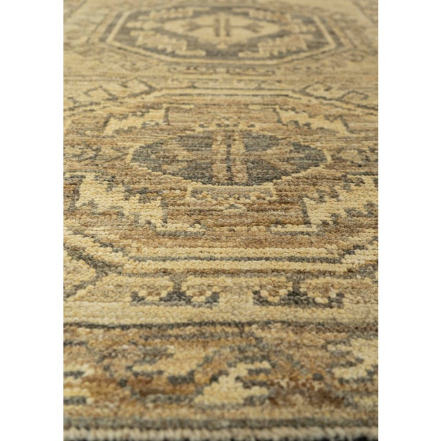 Contemporary Turkish Oushak Rug 2'8" x 7'6" For Sale - Image 3 of 4