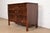 English Johnson Furniture English Tudor Carved Burled Walnut Dresser or Chest of Drawers, Newly Refinished For Sale - Image 3 of 15