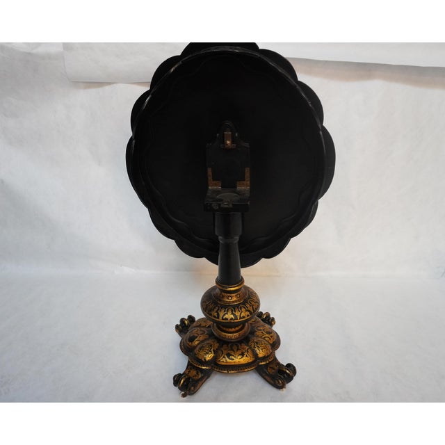 19th Century Victorian Papier Mache Tilt Top Table For Sale - Image 10 of 18