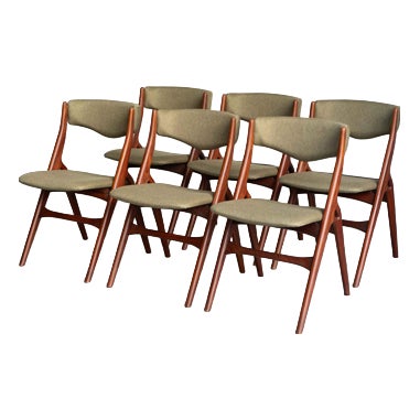 Aska Dining Chairs by Louis Van Teeffelen, Set of 6 For Sale