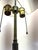 Early Mid Century Brass & Wood Floor Lamp With Marble Table, Double Socket, Circa 1930s–1940s For Sale - Image 9 of 10