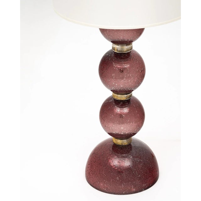 2010s Single Murano Glass Pulegoso Lamp For Sale - Image 5 of 10