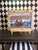 1990s Original Coastal Figural Seascape Oil Painting in Rustic Wood Frame, 18" For Sale - Image 10 of 16