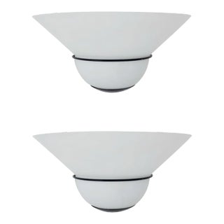 Mid 20th Century Murano Uplight Sconces - a Pair For Sale