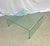 Curved Glass Coffee Table, 1980s For Sale - Image 3 of 6