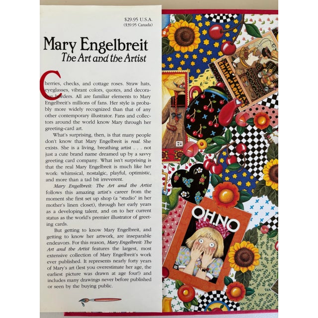 1990s Mary Engelbreit the Art and the Artist Book by Patrick Regan With Mary Engelbreit 1996 Copyright For Sale - Image 5 of 12