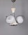 Mid-Century Modern Vintage Space Age Italian Chandelier with Glass Lights, 1970s For Sale - Image 3 of 9
