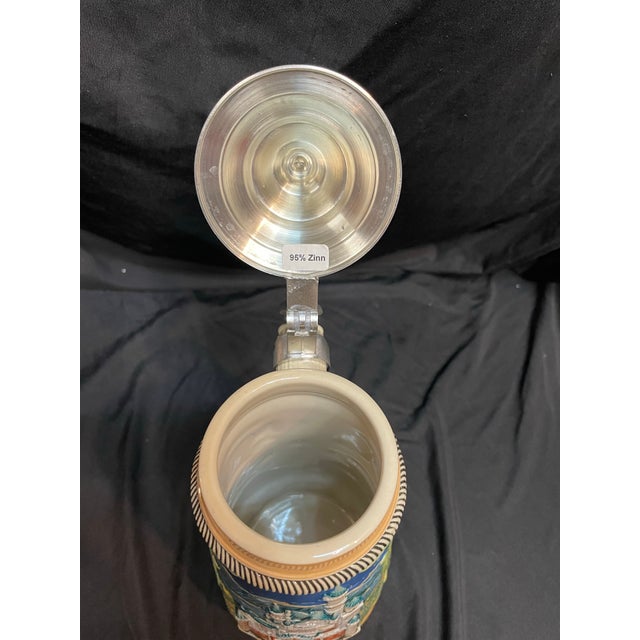 Vintage German Beer Stein - Bavarian King Ludwig II & Neuschwanstein Castle For Sale In Saint Louis - Image 6 of 10