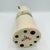 1992 Signed Studio Pottery Vase With Bamboo Handle Ceramic Vessel, Handcrafted Art Pottery For Sale - Image 9 of 12