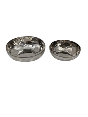 Silver-Plated Bowls from Christofle, France, Set of 2