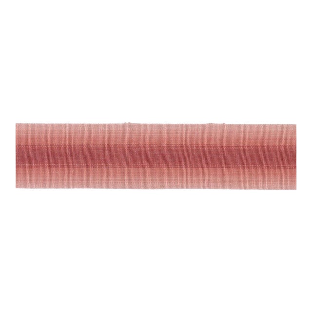 Sample - Schumacher Sunset Tape Narrow Trim in Nantucket Red For Sale