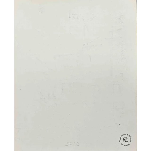 The Church is an original modern artwork realized in France by Hermann-Paul (1879 - 1969). Original China Ink Drawing on a...