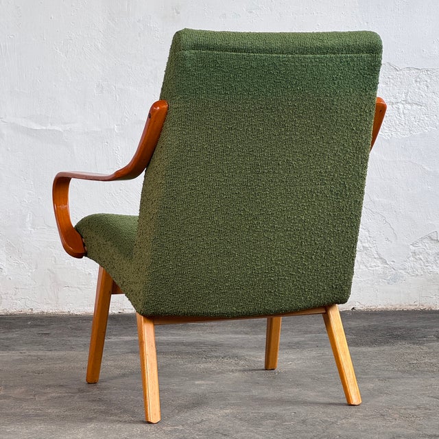Brown Lounge Chairs by Jaroslav Smidek for Jitona, 1960s, Set of 2 For Sale - Image 8 of 10