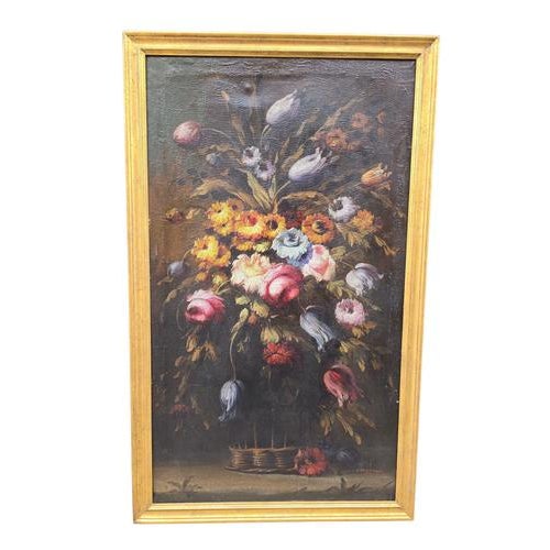 J. Palomar, Floral Still Lifes, 1964, Oil on Canvas For Sale - Image 4 of 16