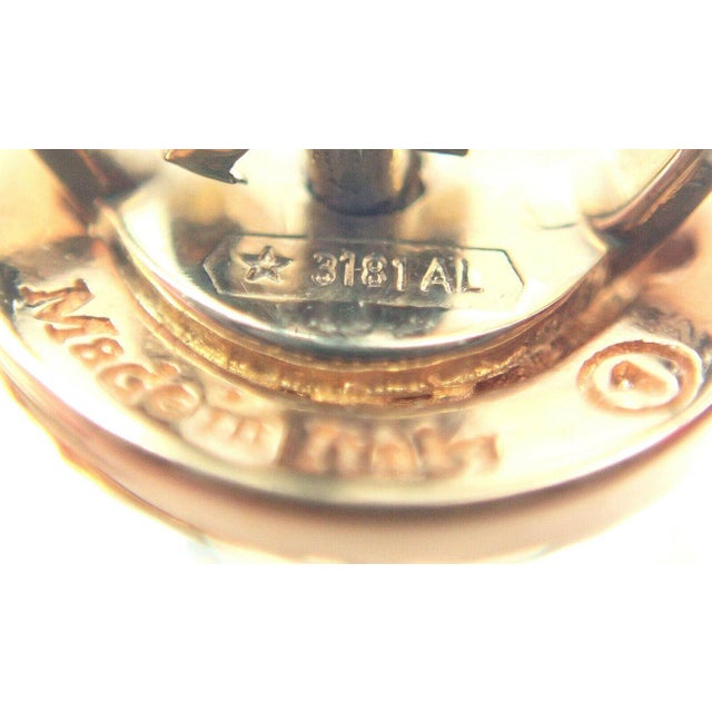 Damiani Antera Yellow/White Gold Diamond Earrings, Pair For Sale - Image 9 of 11