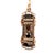 Metal Vintage 14k Yellow Gold Vw Beetle Car Charm Pendant For Sale - Image 7 of 7