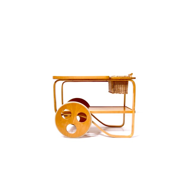 In the early 1930s, the Finnish architect and designer Alvar Aalto (1898-1976) designed the practical tea trolley, which,...