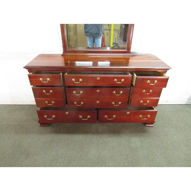 Pennsylvania House Solid Cherry Dresser With Mirror Chairish