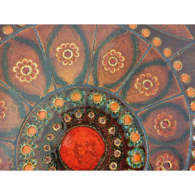 Vintage Round Coffee Table in Ceramic and Steel, 1960s For Sale - Image 12 of 16