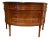 Late 20th Century Neoclassical Style Mahogany Demilune Commode For Sale